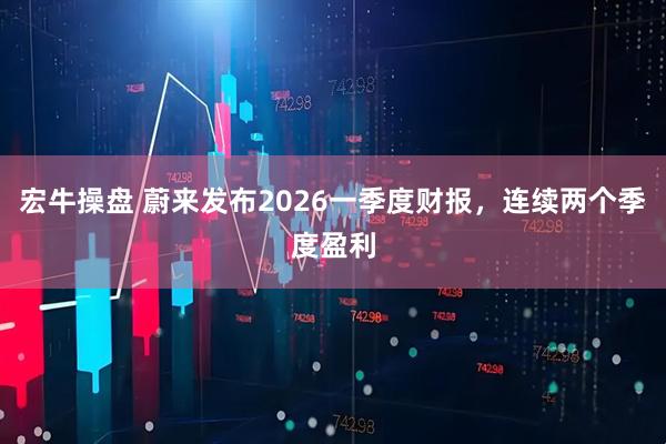 宏牛操盘 蔚来发布2026一季度财报，连续两个季度盈利